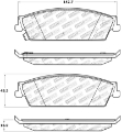 Picture of StopTech Sport Brake Pads w-Shims and Hardware - Front