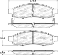 Picture of StopTech Sport Brake Pads w-Shims and Hardware - Front