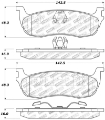 Picture of StopTech Sport Brake Pads w-Shims and Hardware - Front