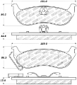 Picture of StopTech Sport Brake Pads w-Shims and Hardware - Front