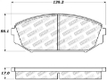 Picture of StopTech Sport Brake Pads w-Shims and Hardware - Front