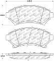 Picture of StopTech Sport Brake Pads w-Shims and Hardware - Front