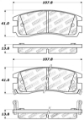 Picture of StopTech Sport Brake Pads w-Shims and Hardware - Front