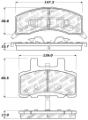 Picture of StopTech Sport Brake Pads w-Shims and Hardware - Front