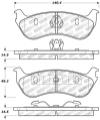 Picture of StopTech Sport Brake Pads w-Shims and Hardware - Front