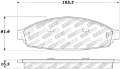 Picture of StopTech Sport Brake Pads w-Shims and Hardware - Front