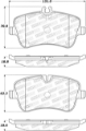 Picture of StopTech Sport Brake Pads w-Shims and Hardware - Rear