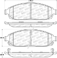 Picture of StopTech Sport Brake Pads w-Shims and Hardware - Rear