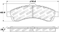 Picture of StopTech Sport Brake Pads w-Shims and Hardware - Rear