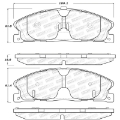 Picture of StopTech Sport Brake Pads w-Shims and Hardware - Rear