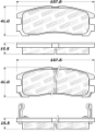 Picture of StopTech Sport Brake Pads w-Shims and Hardware - Rear