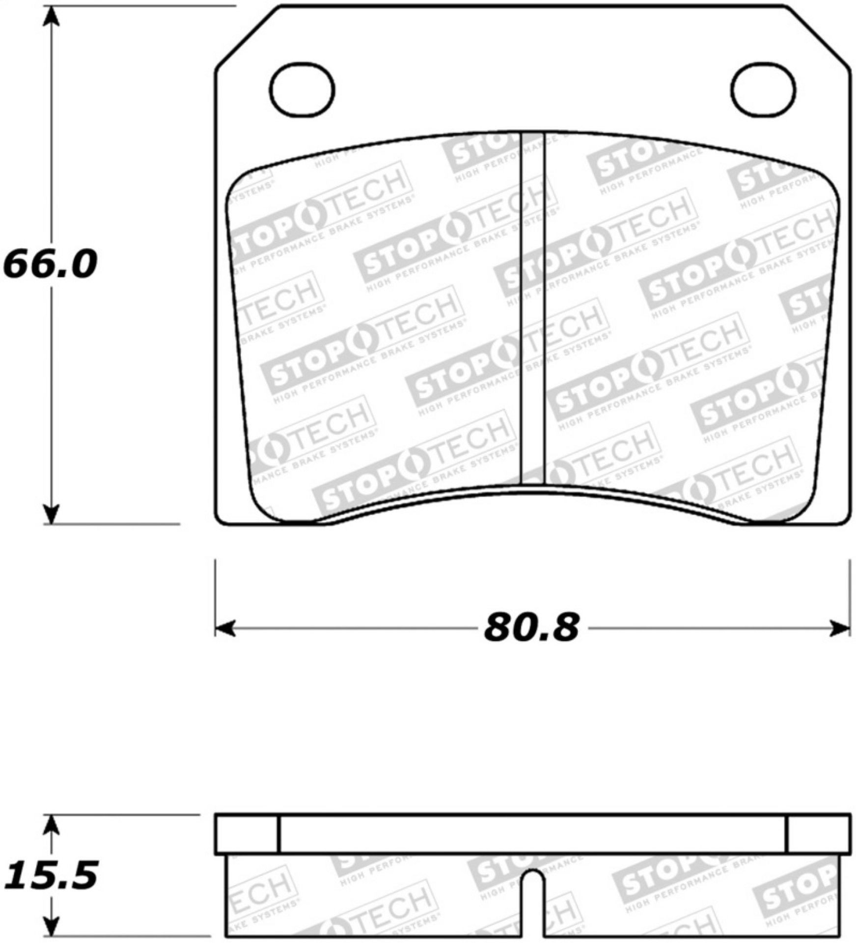 Picture of StopTech Street Brake Pads