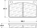 Picture of StopTech Street Brake Pads