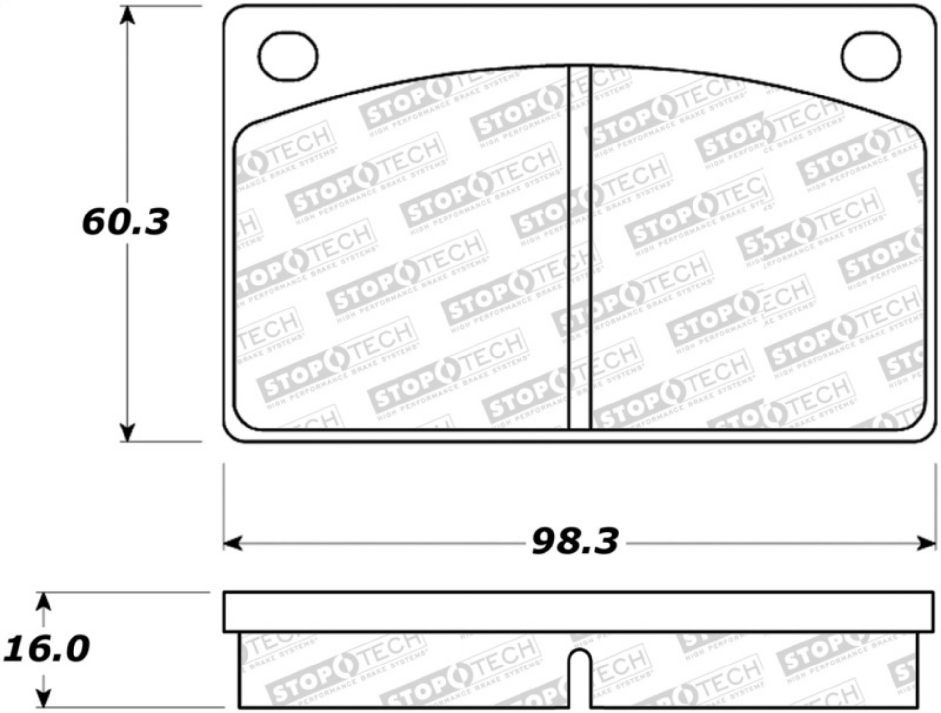 Picture of StopTech Street Brake Pads