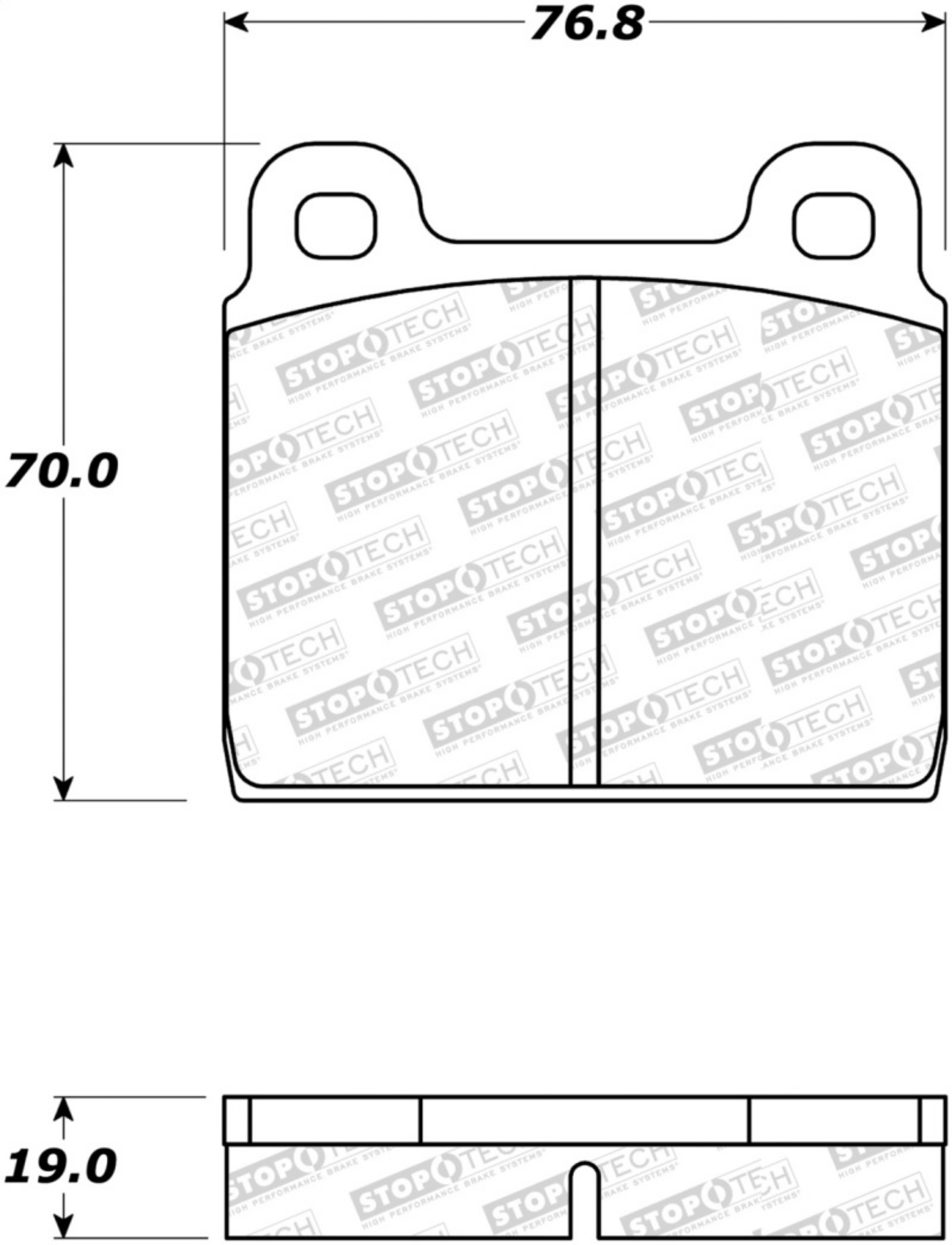 Picture of StopTech Street Brake Pads