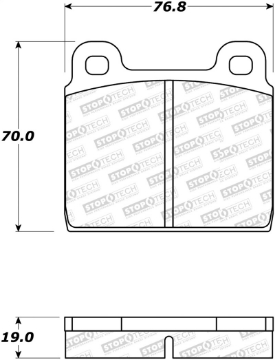 Picture of StopTech Street Brake Pads