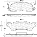 Picture of StopTech Street Brake Pads