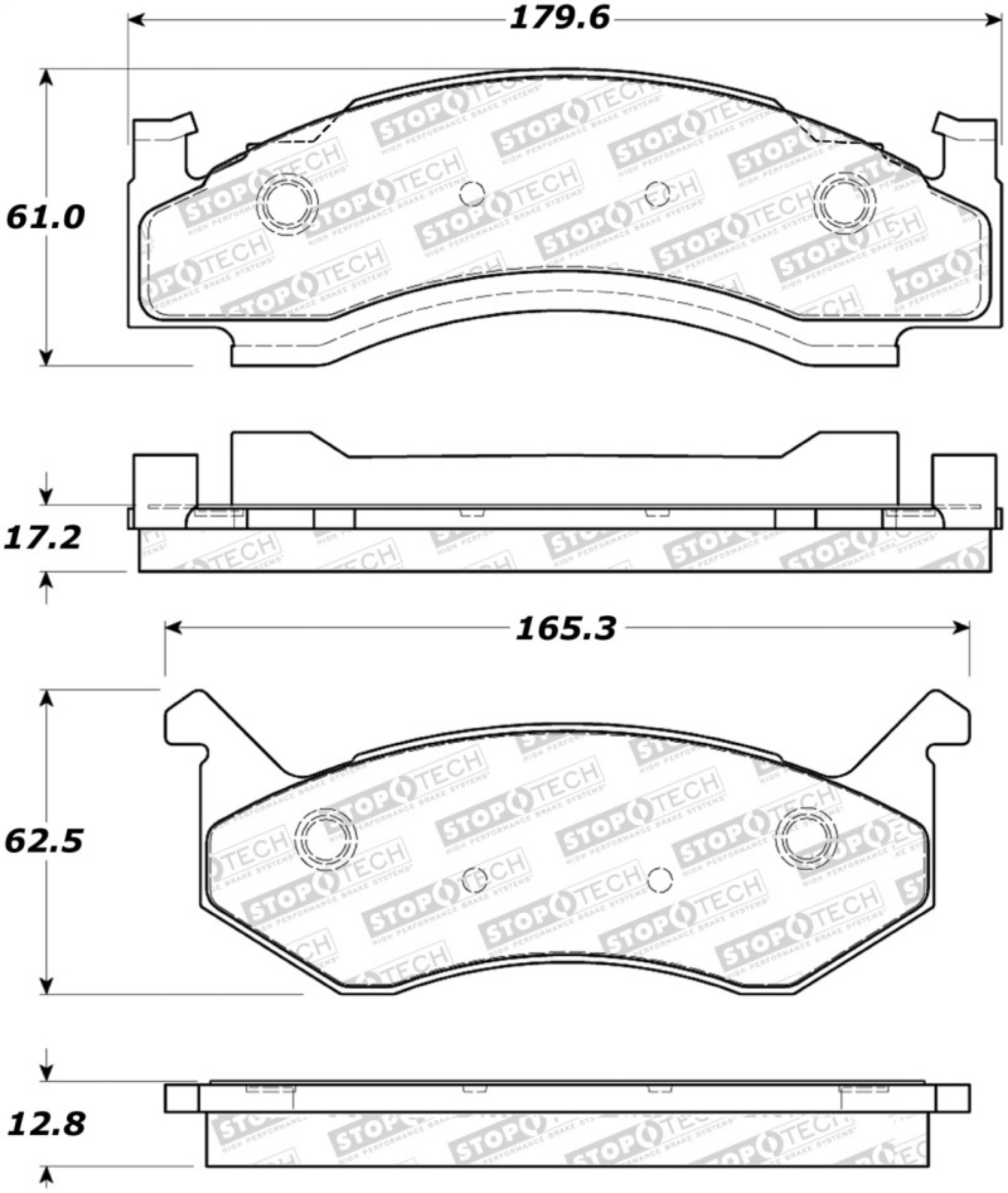 Picture of StopTech Street Brake Pads