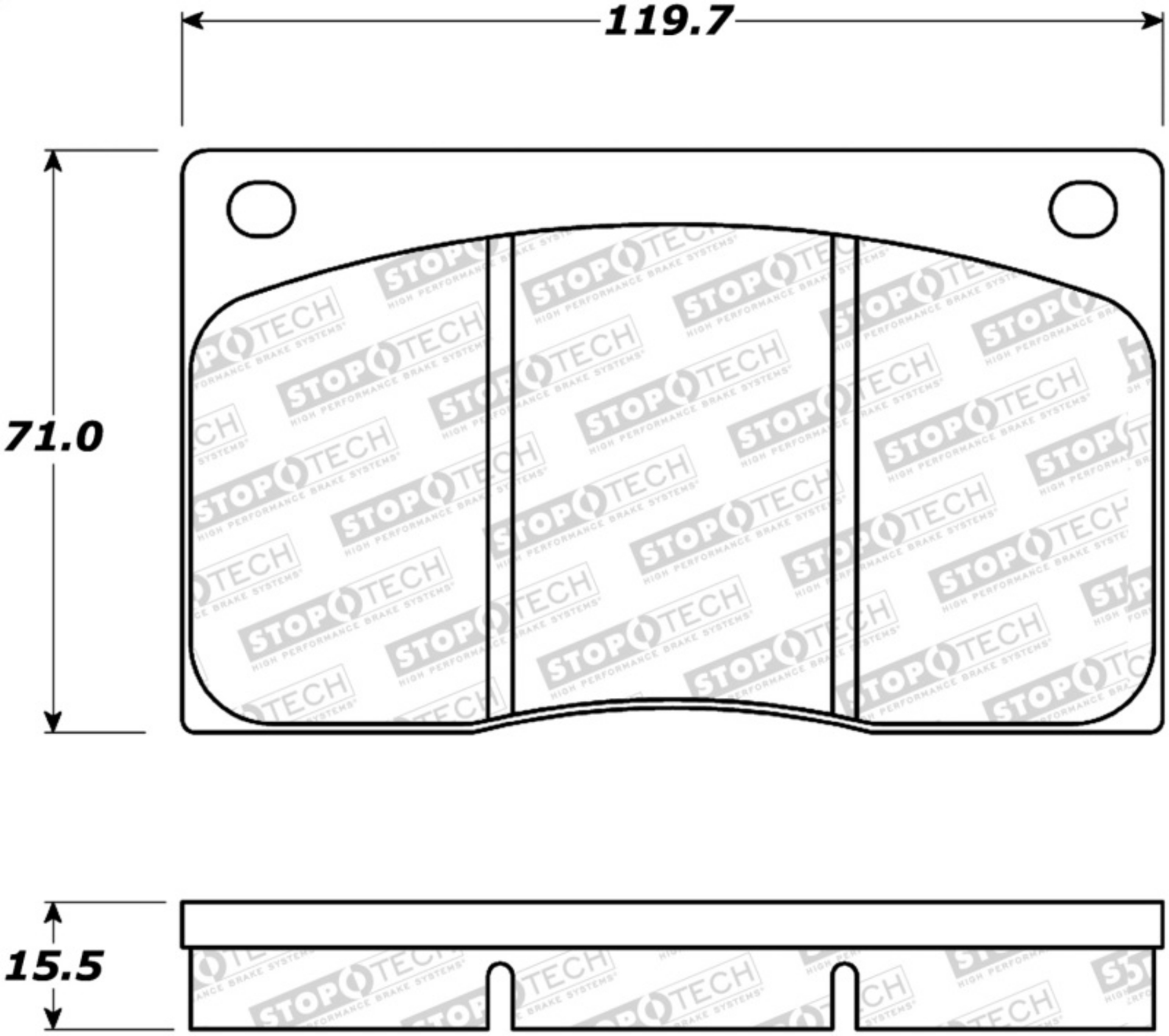 Picture of StopTech Street Brake Pads