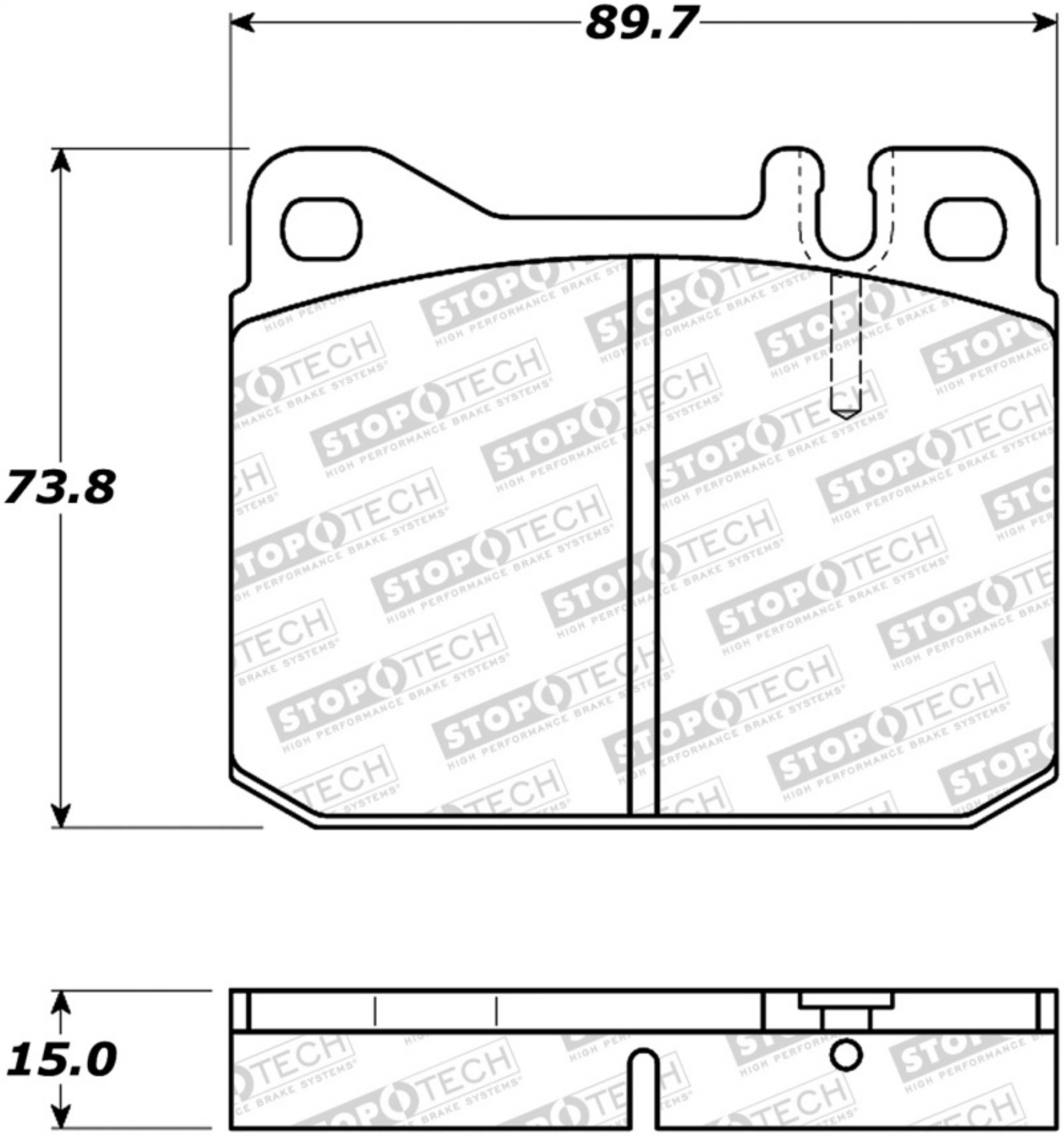 Picture of StopTech Street Brake Pads