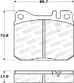 Picture of StopTech Street Brake Pads