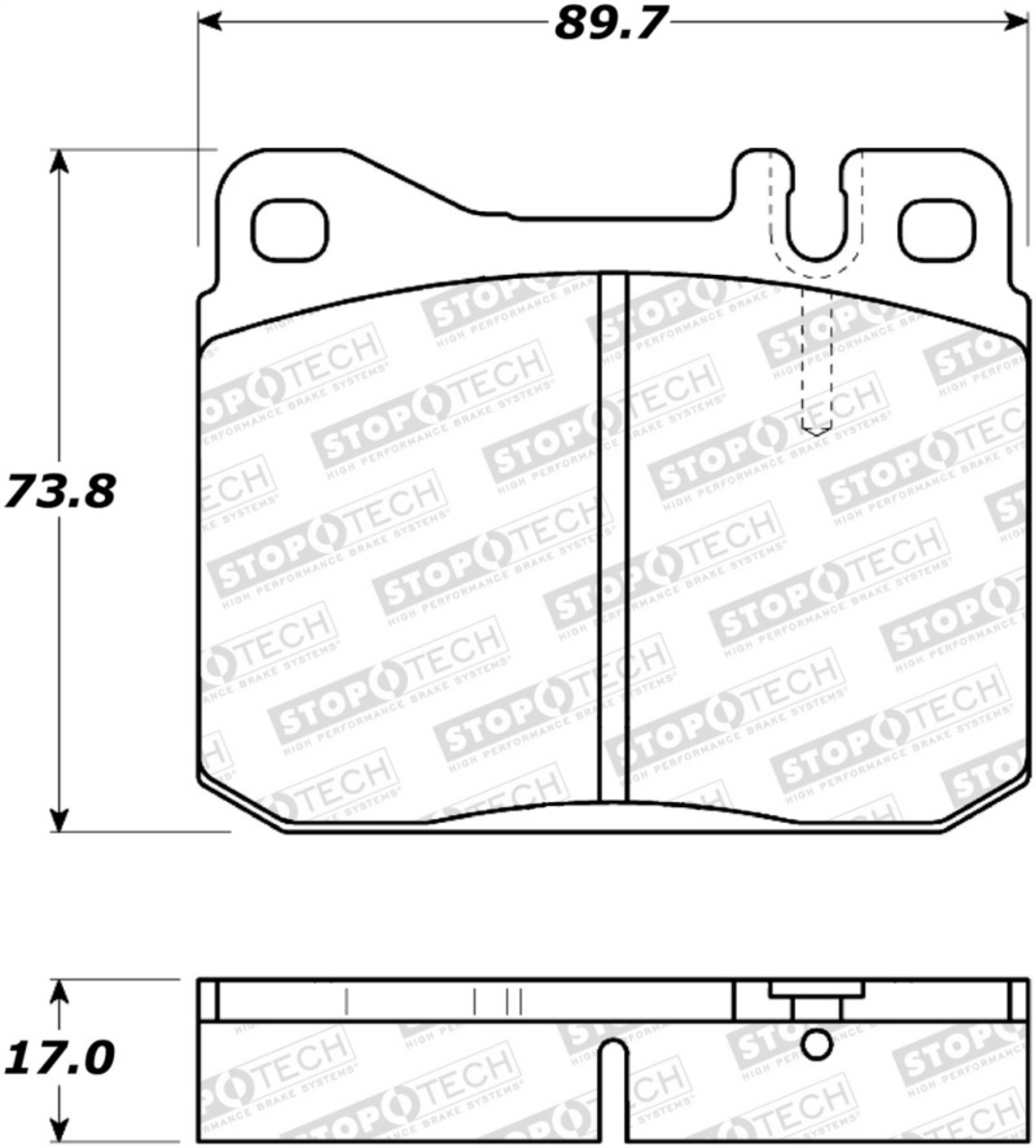 Picture of StopTech Street Brake Pads