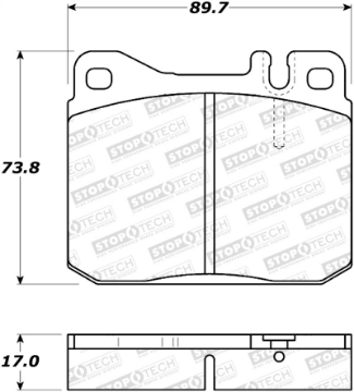 Picture of StopTech Street Brake Pads
