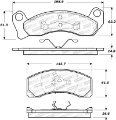 Picture of StopTech Street Brake Pads