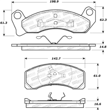 Picture of StopTech Street Brake Pads