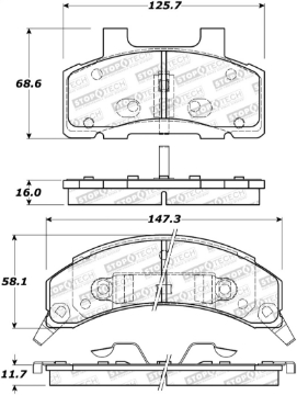 Picture of StopTech Street Brake Pads