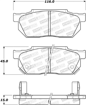 Picture of StopTech Street Brake Pads