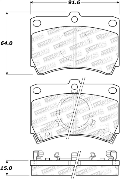 Picture of StopTech Street Brake Pads
