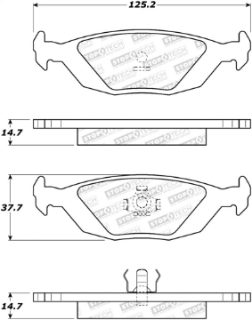 Picture of StopTech Street Brake Pads