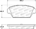 Picture of StopTech Street Brake Pads