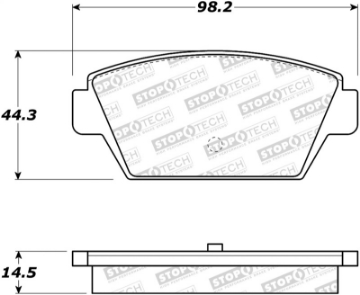 Picture of StopTech Street Brake Pads