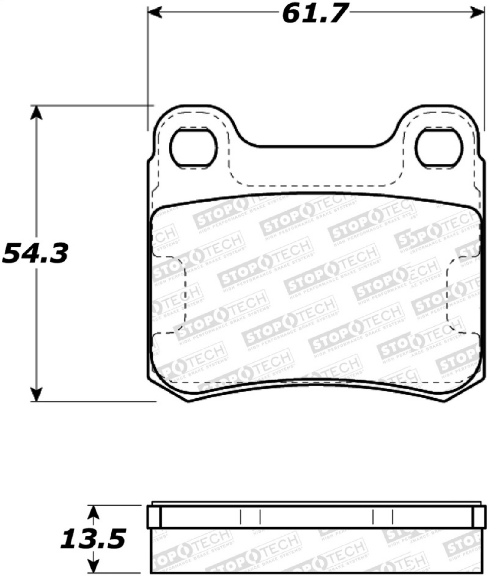 Picture of StopTech Street Brake Pads