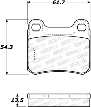 Picture of StopTech Street Brake Pads