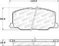 Picture of StopTech Street Brake Pads