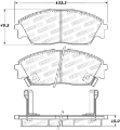 Picture of StopTech Street Brake Pads