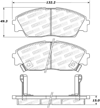 Picture of StopTech Street Brake Pads