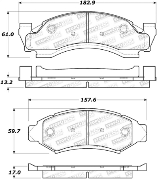 Picture of StopTech Street Brake Pads