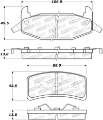 Picture of StopTech Street Brake Pads