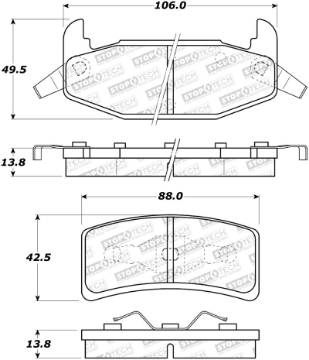 Picture of StopTech Street Brake Pads