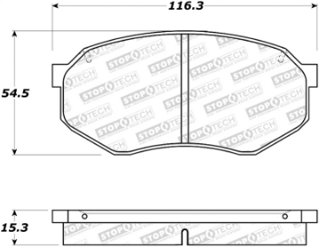 Picture of StopTech Street Brake Pads