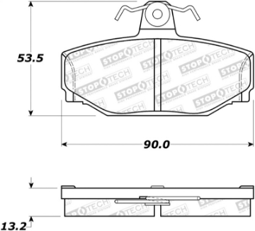 Picture of StopTech Street Brake Pads
