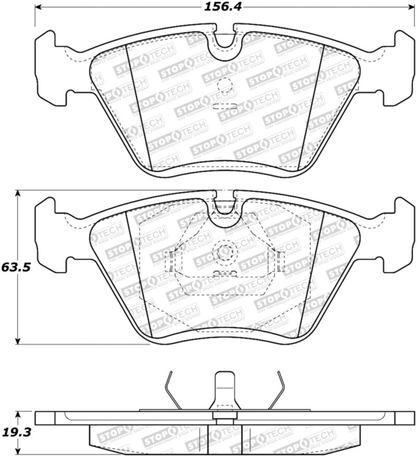 Picture of StopTech Street Brake Pads