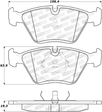 Picture of StopTech Street Brake Pads