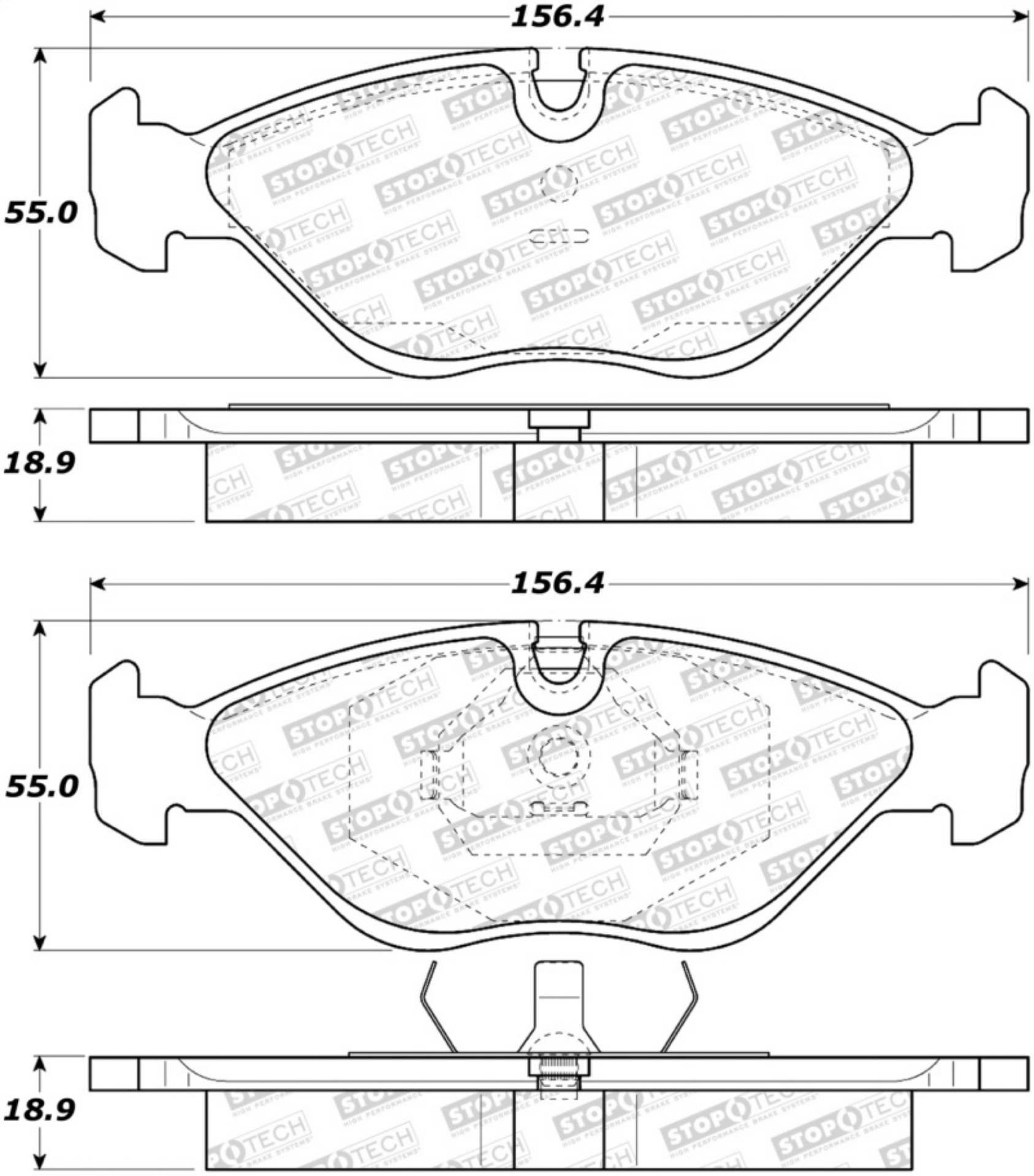 Picture of StopTech Street Brake Pads
