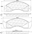 Picture of StopTech Street Brake Pads