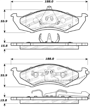Picture of StopTech Street Brake Pads